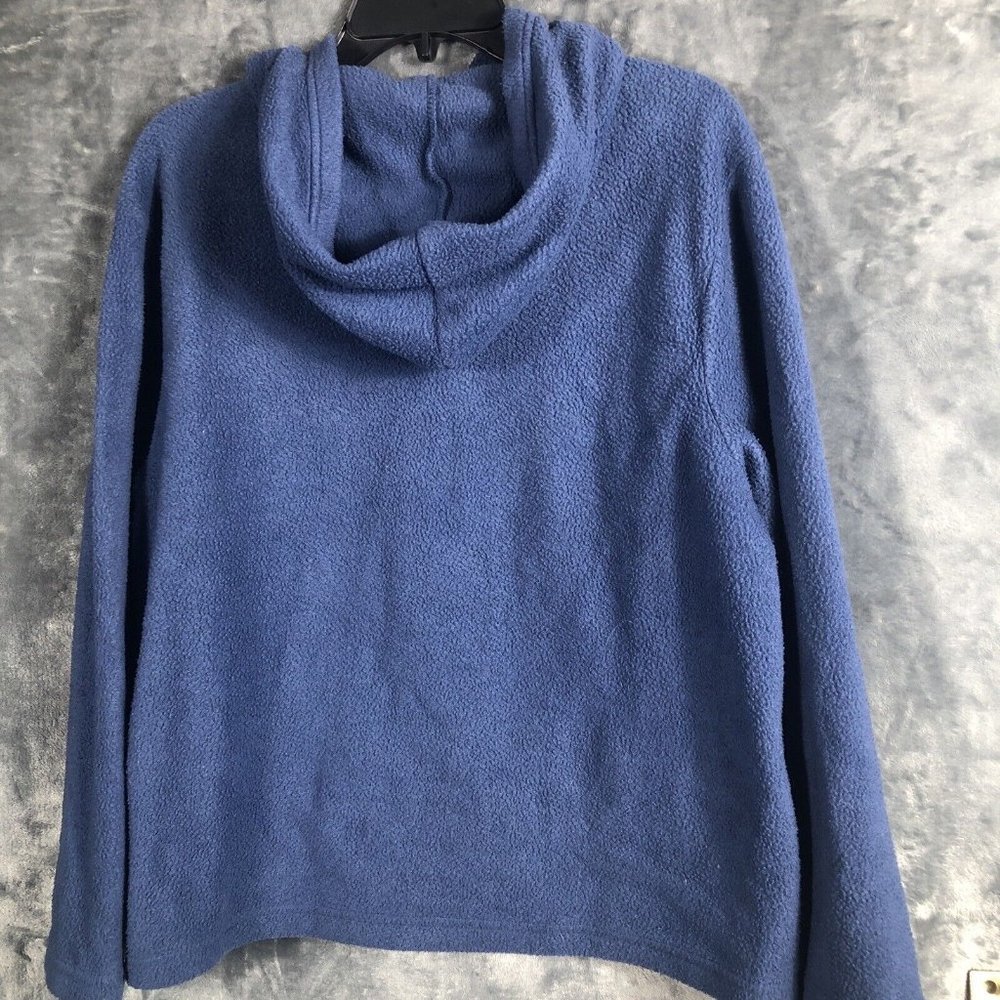 Women's Looney Tunes Tweety Bird Blue Fleece Zip Up Hoodie Sweatshirt Size Large - Picture 7 of 7